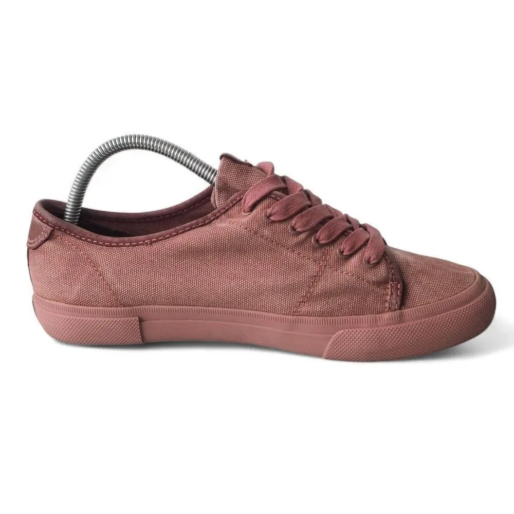 Frye Gia Washed Canvas Casual‎ Sneakers Blush Pink 3470246-DSR Women's 9M